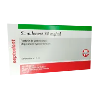 Фото Скандонест (Мепивакаин) р-р 3% 1,7 мл №50