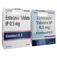 Фото Энтекавир :: Энтекор (Entekor), Энтекаст (Entekast) :: аналог Бараклюд 0,5мг таблетки №30