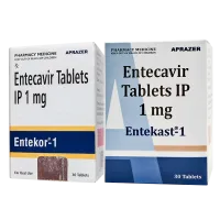 Фото Энтекавир :: Энтекор (Entekor), Энтекаст (Entekast) :: аналог Бараклюд таб. 1мг №30