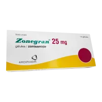 Фото Зонегран Зонисамид Франция капс. 25 мг №14