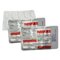 Фото Линаглиптин метформин  (Джентадуэто генерик) 1000мг/2.5мг :: Ondero Met таблетки №30 (3 блистера по 10 таб)