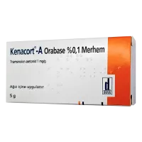 Фото Кенакорт-А Орабейс (Kenacort-A Orabase) дентальная адгезивная паста 0,1% 5г