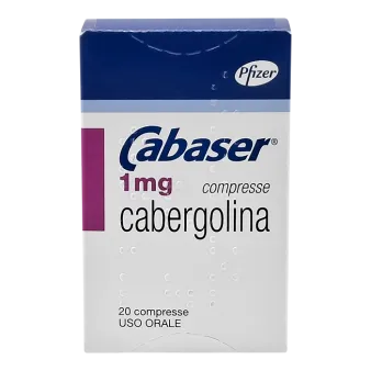 Кабазер (Cabaser, Каберголин Pfizer) таблетки 1мг №20