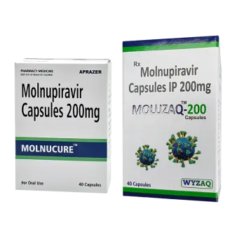 Молнупиравир:: Эсперавир аналог (Moluzaq-200, Molnucure) 200мг капс. №40