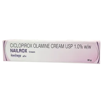 Циклопирокс (Nailrox) Индия крем от грибка ногтей 1% 30г