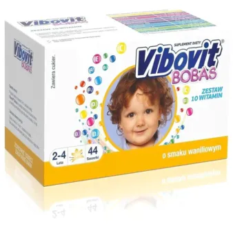 Вибовит бэби, Vibovit Bobas, порошок ваниловый вкус №44